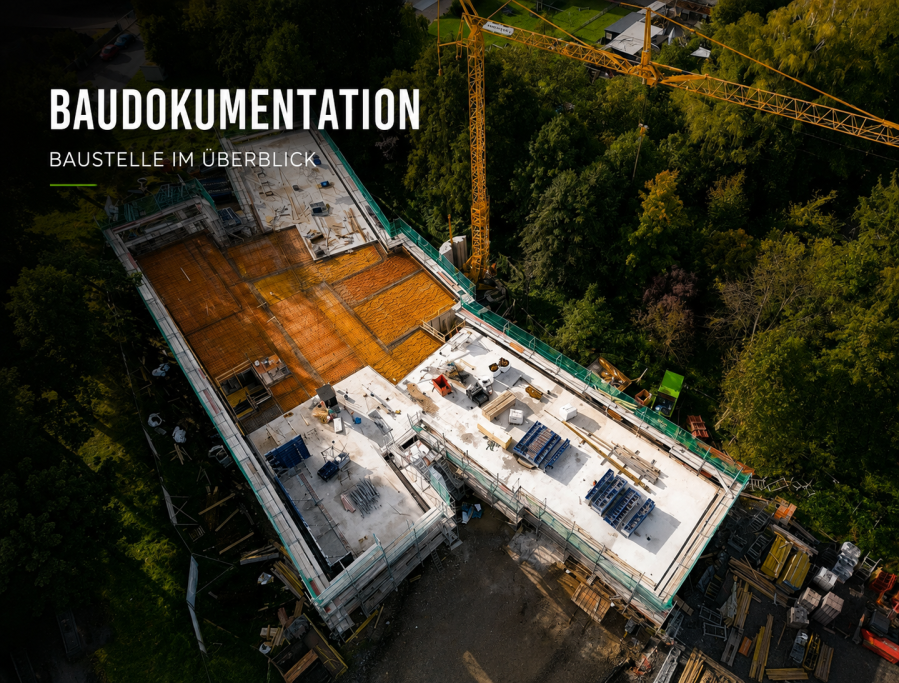Baudokumentation einer Baustelle